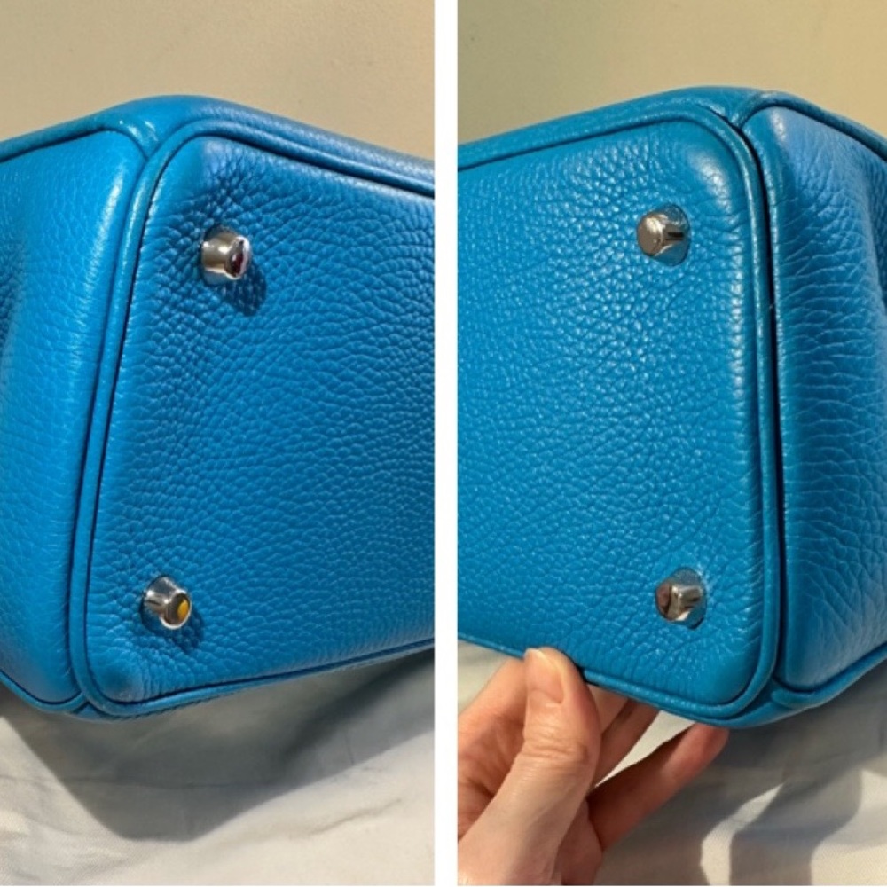 Christian Dior Diorissimo Tote Large Blue Leather - Picture 6 of 16